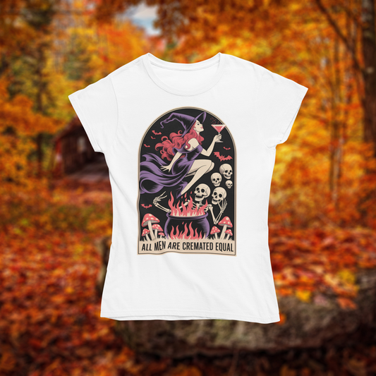 Softstyle, Unisex T-Shirt "All men are cremated..." Gildan 64000
