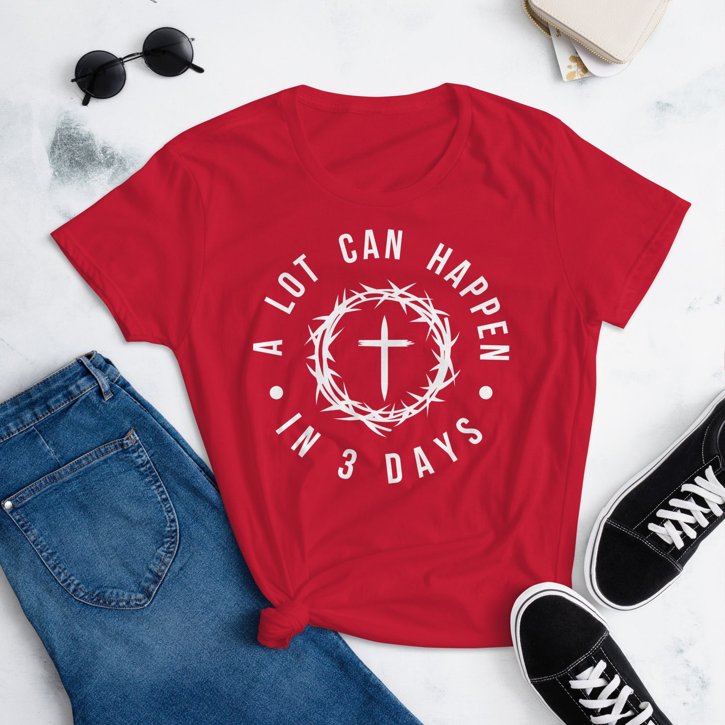 Women's Short Sleeve T-Shirt "3 Days"