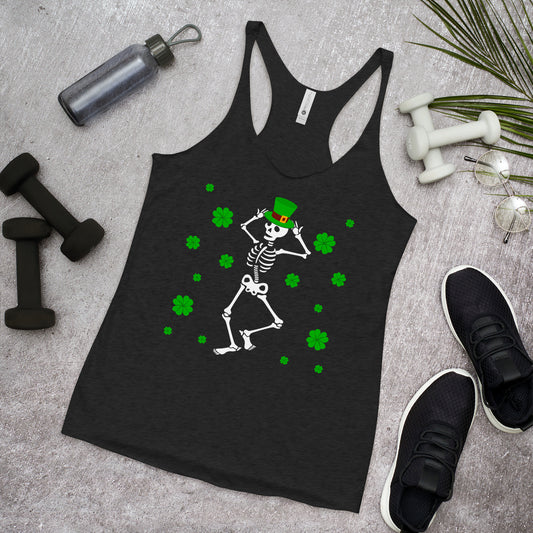 St. Patrick's, Dancing Bones, Women's Racerback Tank