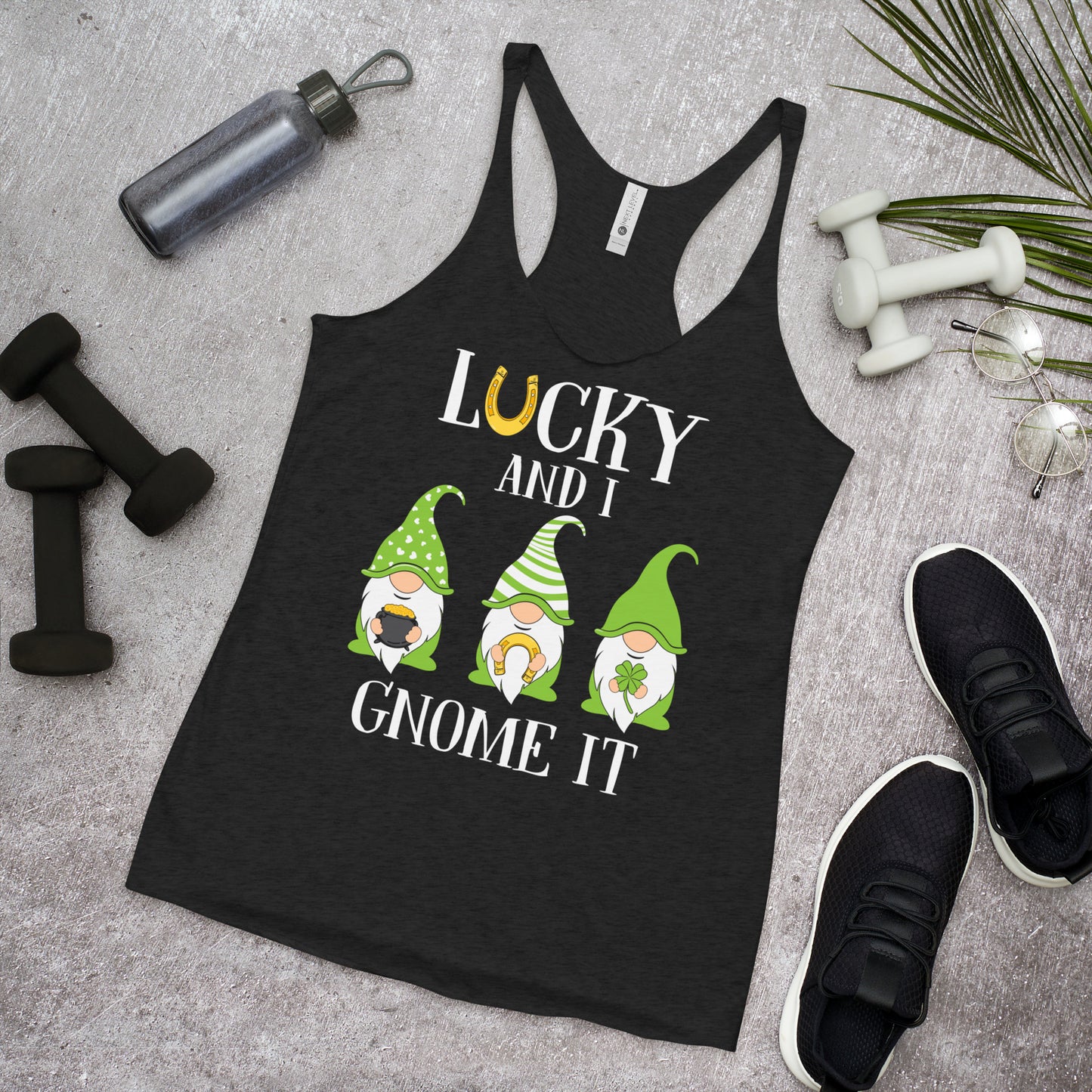 St. Patrick's, Lucky and I, Women's Racerback Tank