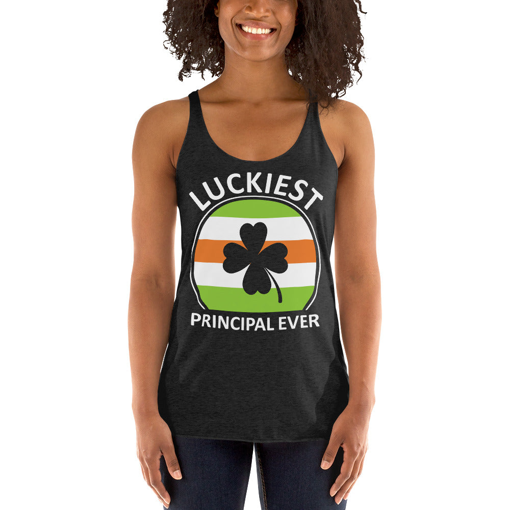 St. Patrick's, Luckiest Principal, Women's Racerback Tank