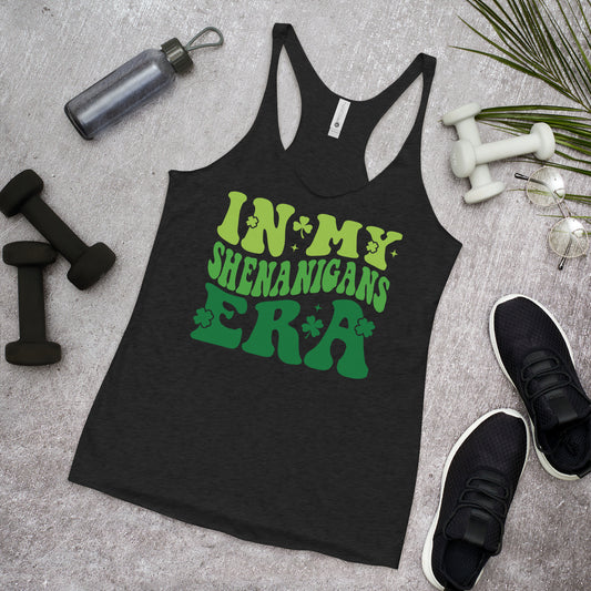 St. Patrick's, In My Shenanigans, Women's Racerback Tank