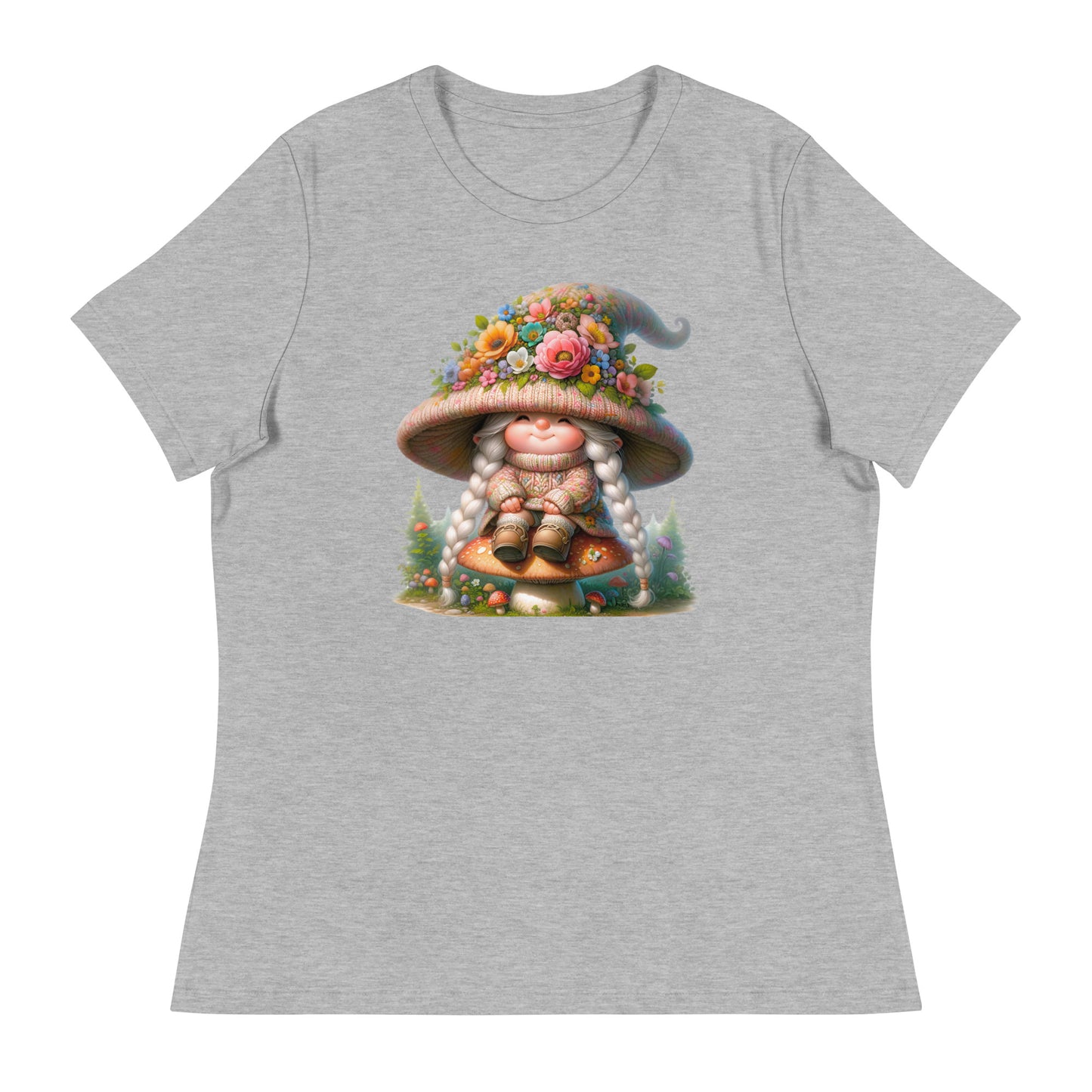 Women's Relaxed T-Shirt "Spring Gnomes" 05