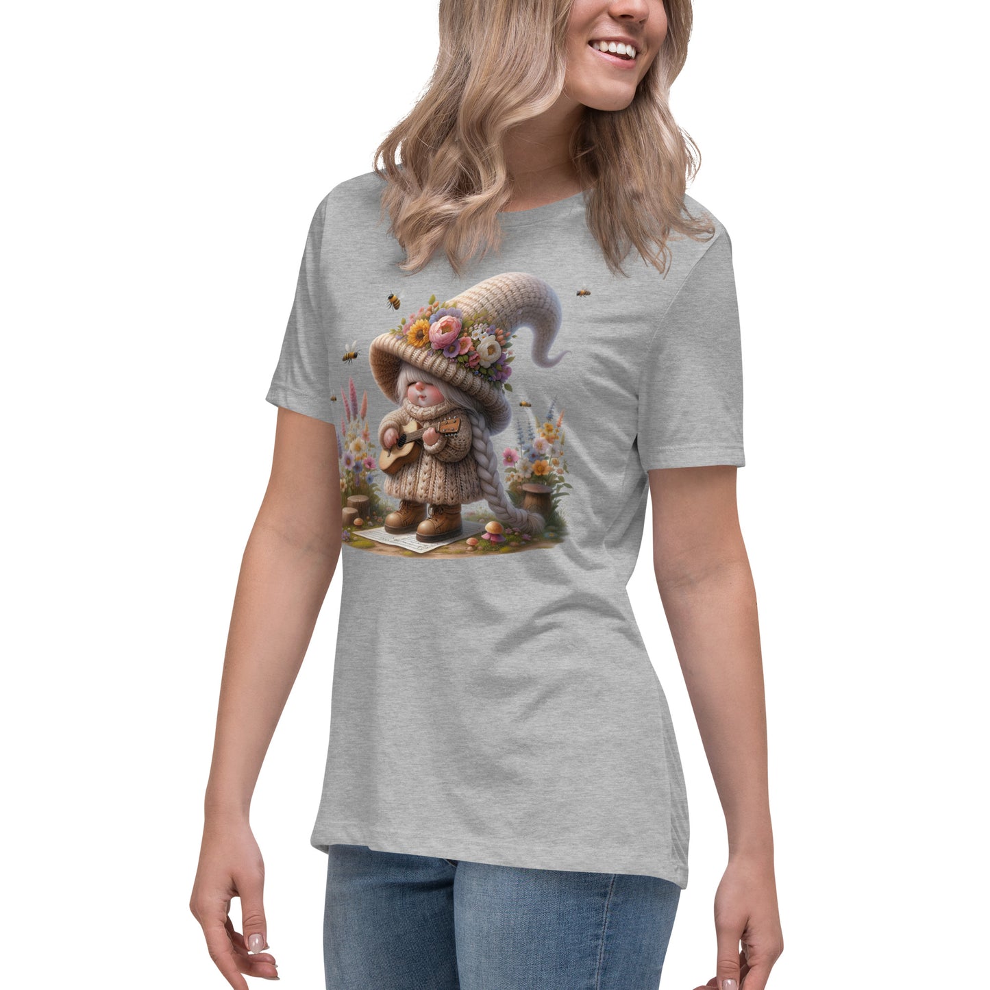 Women's Relaxed T-Shirt "Spring Gnomes" 04