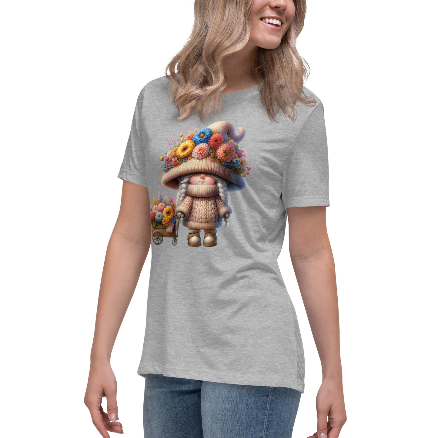 Women's Relaxed T-Shirt "Spring Gnomes" 06