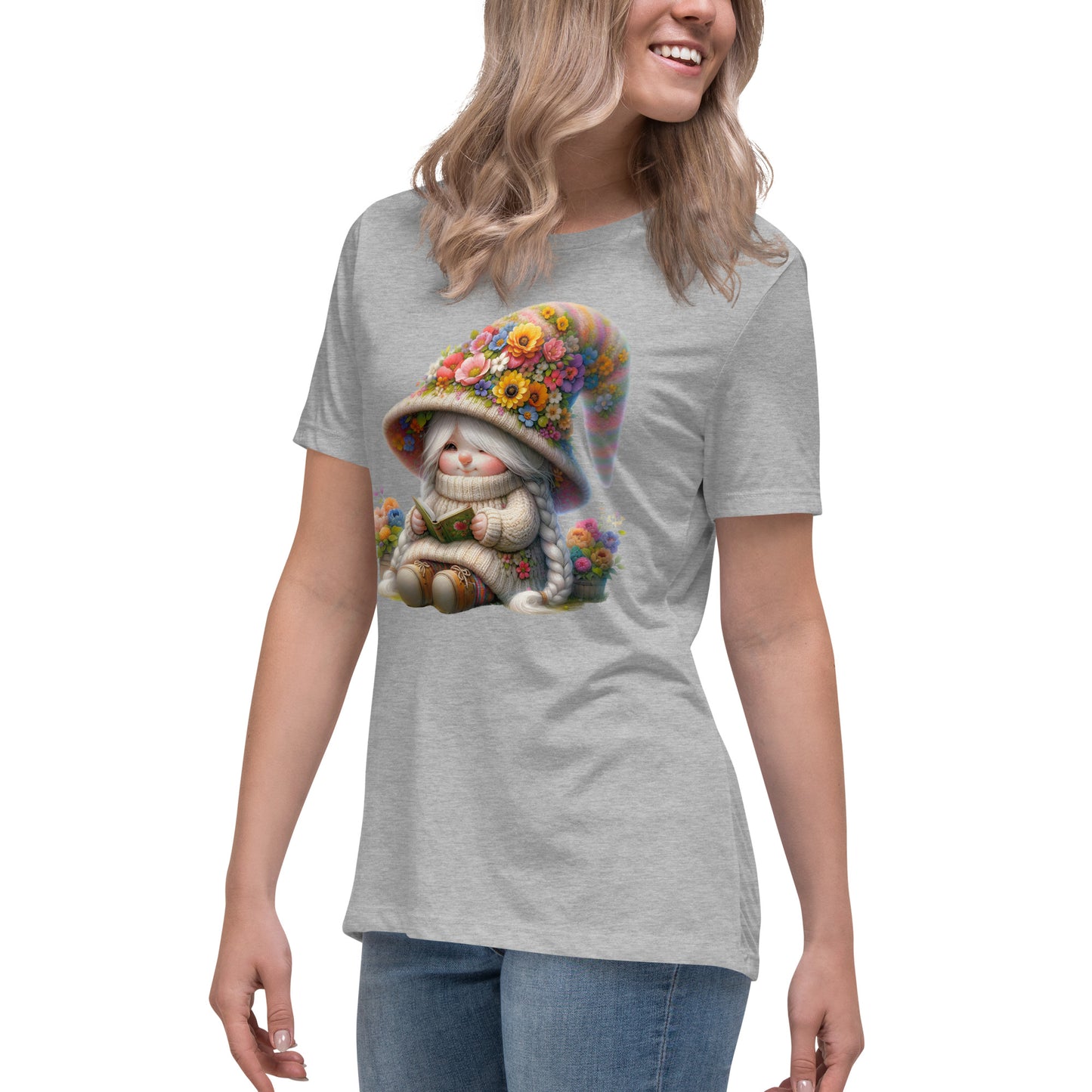 Women's Relaxed T-Shirt "Spring Gnomes" 08.0