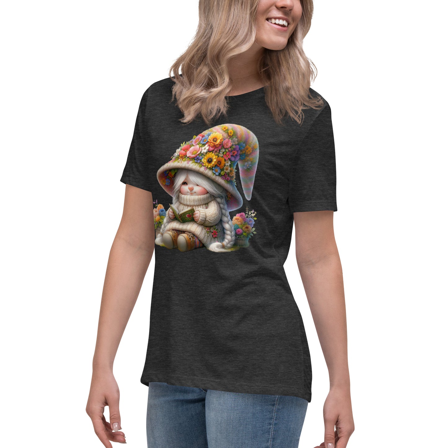Women's Relaxed T-Shirt "Spring Gnomes" 08.0