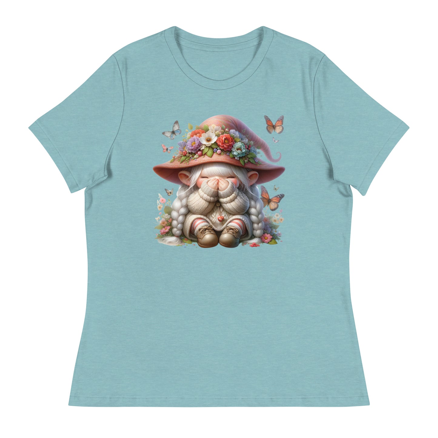 Women's Relaxed T-Shirt "Spring Gnomes" 02