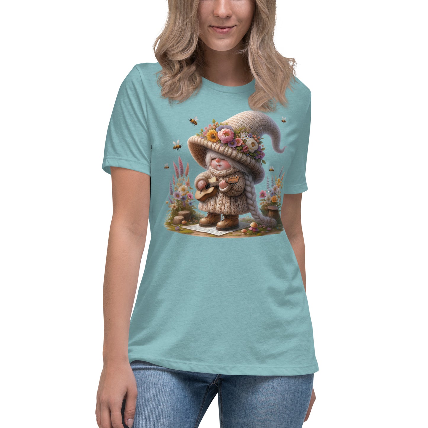 Women's Relaxed T-Shirt "Spring Gnomes" 04