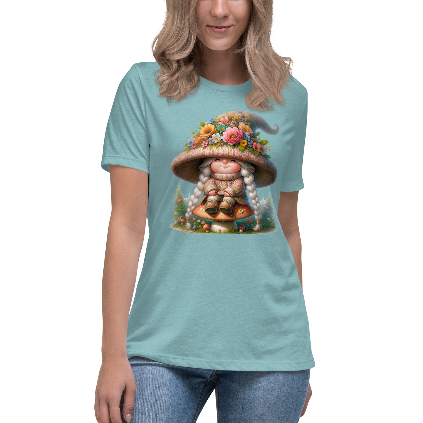 Women's Relaxed T-Shirt "Spring Gnomes" 05