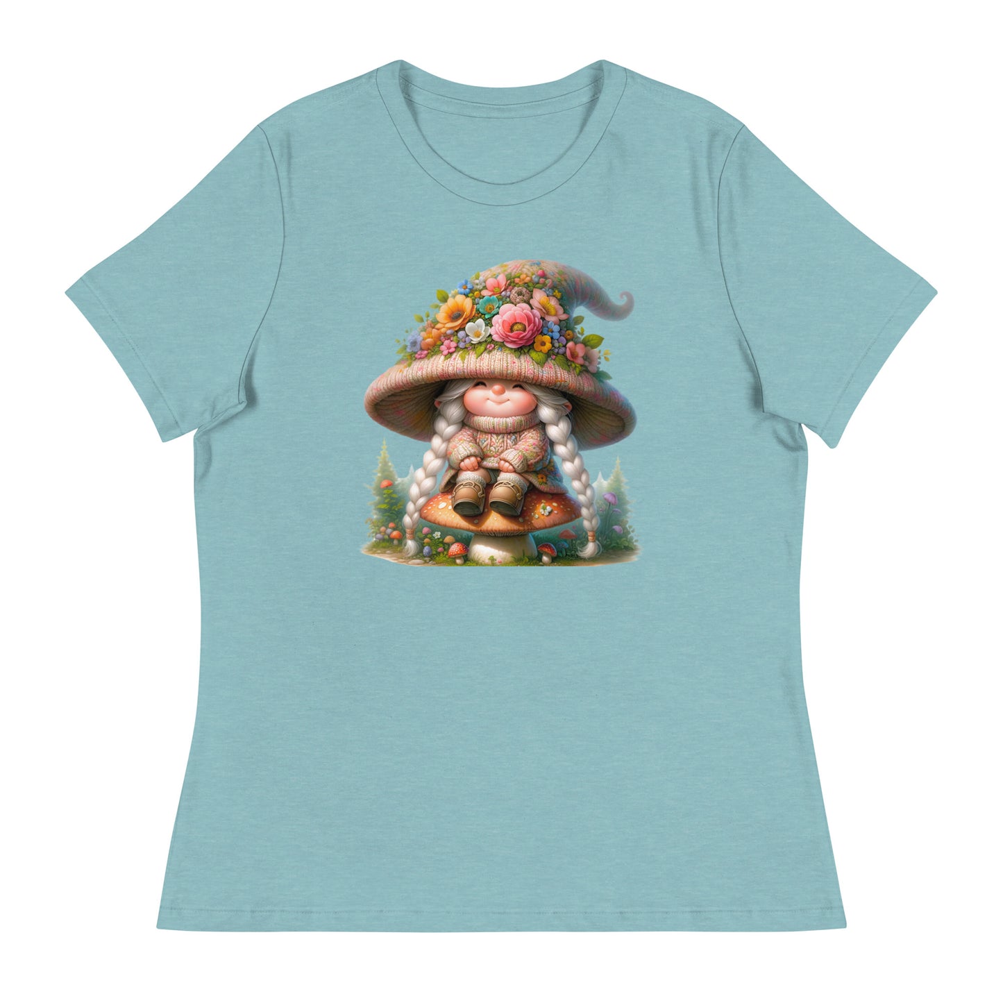 Women's Relaxed T-Shirt "Spring Gnomes" 05