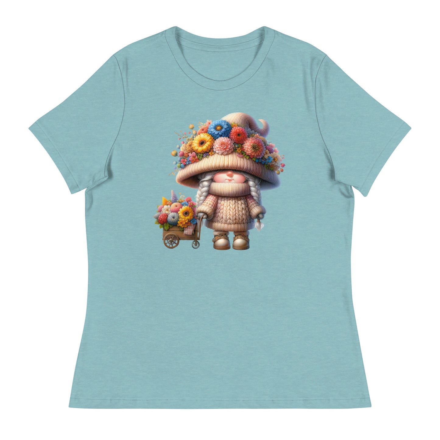 Women's Relaxed T-Shirt "Spring Gnomes" 06