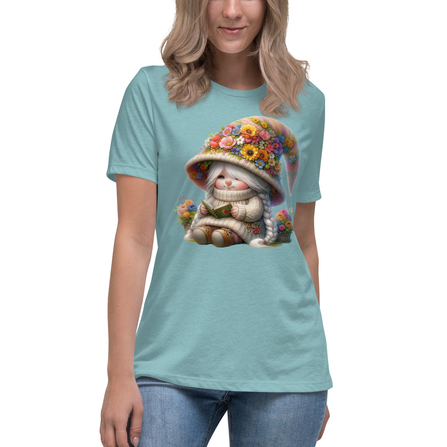 Women's Relaxed T-Shirt "Spring Gnomes" 08.0
