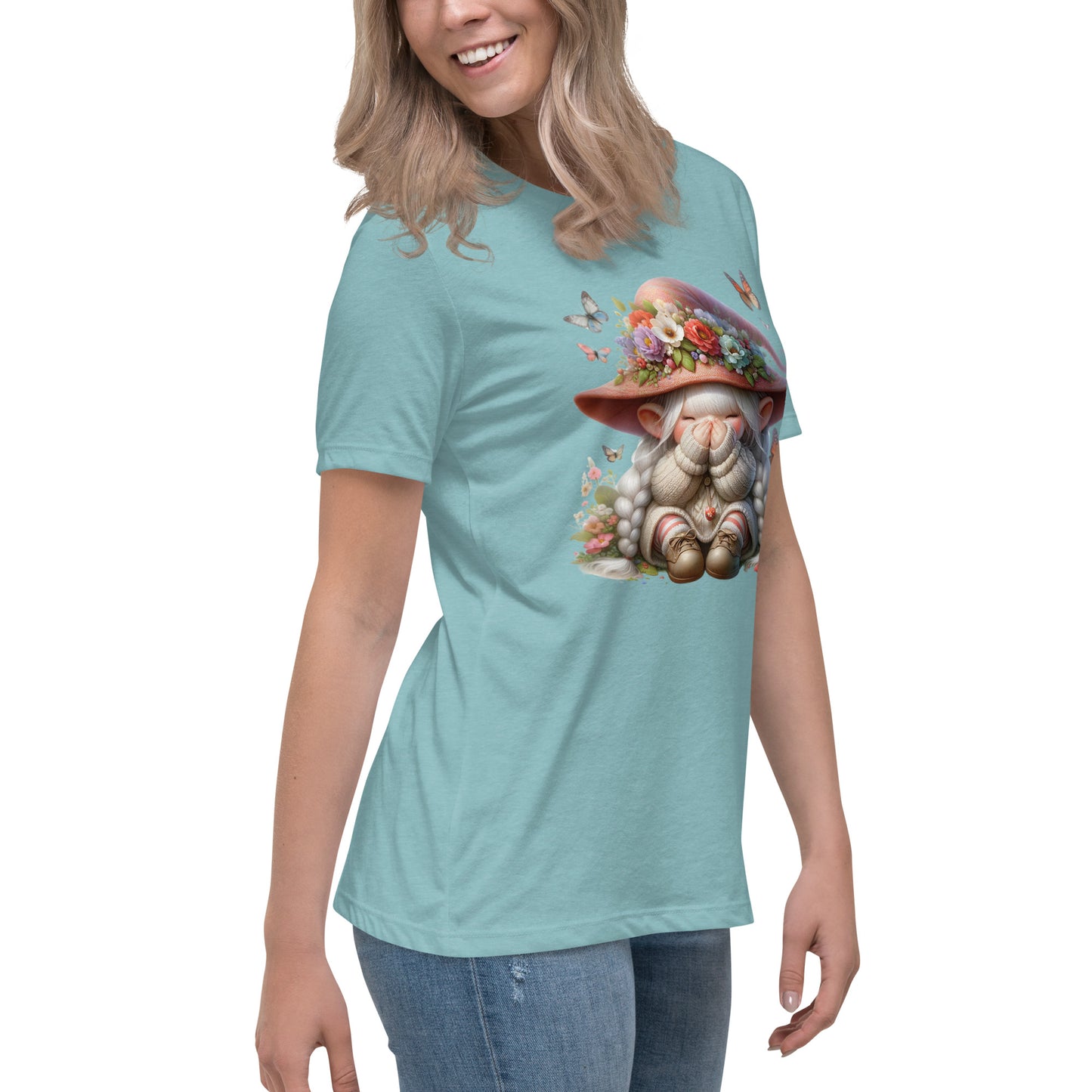 Women's Relaxed T-Shirt "Spring Gnomes" 02