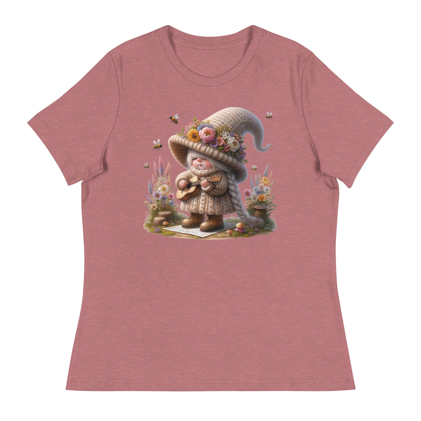 Women's Relaxed T-Shirt "Spring Gnomes" 04