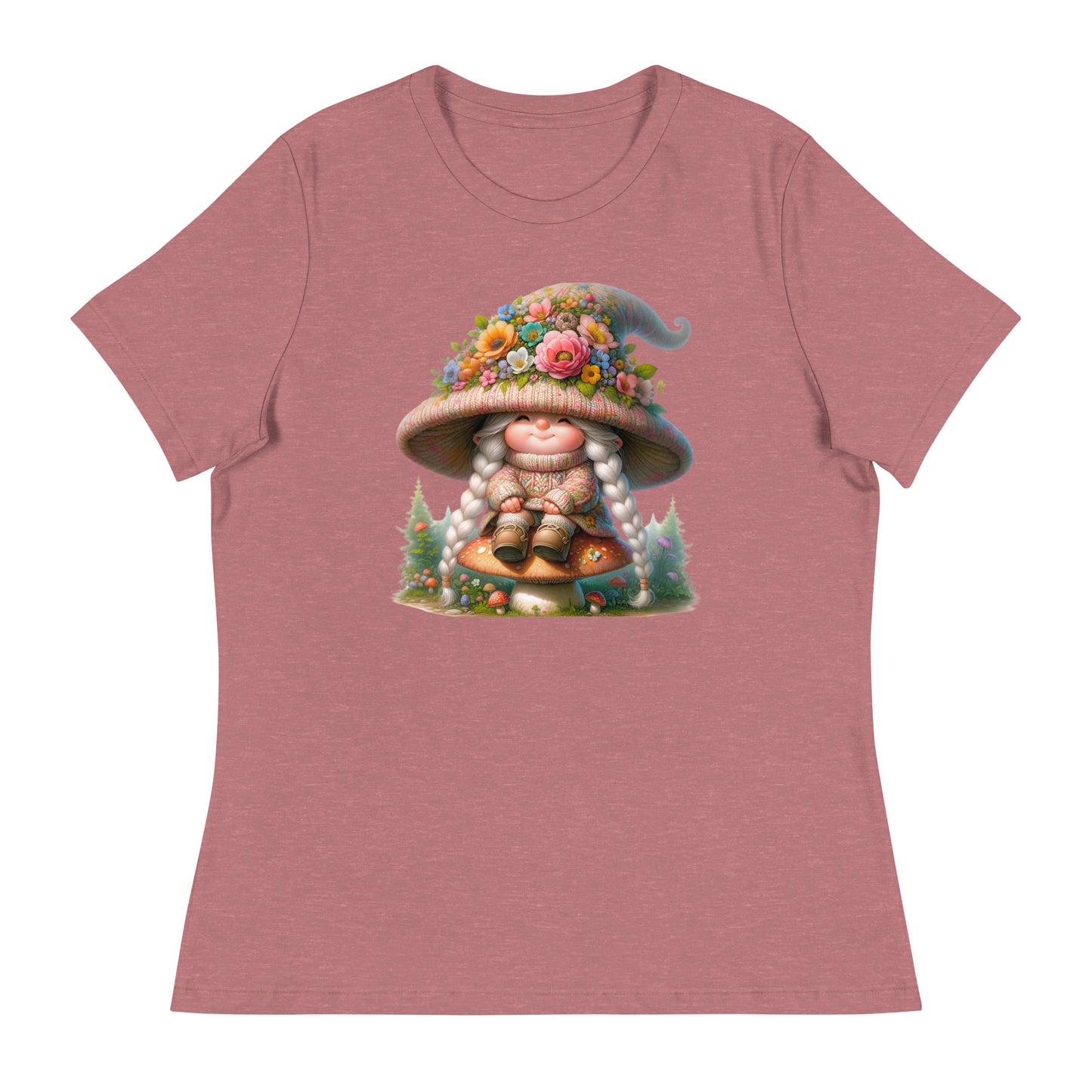 Women's Relaxed T-Shirt "Spring Gnomes" 05