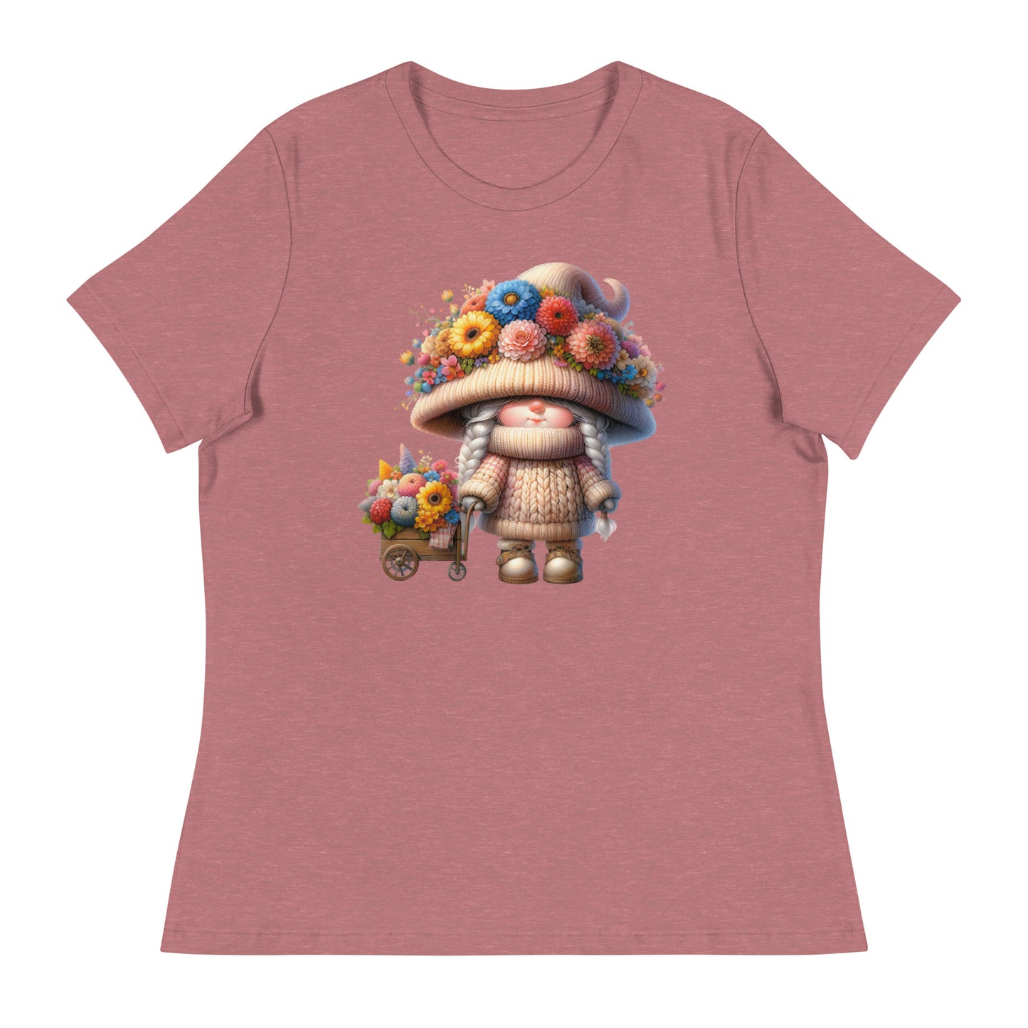 Women's Relaxed T-Shirt "Spring Gnomes" 06