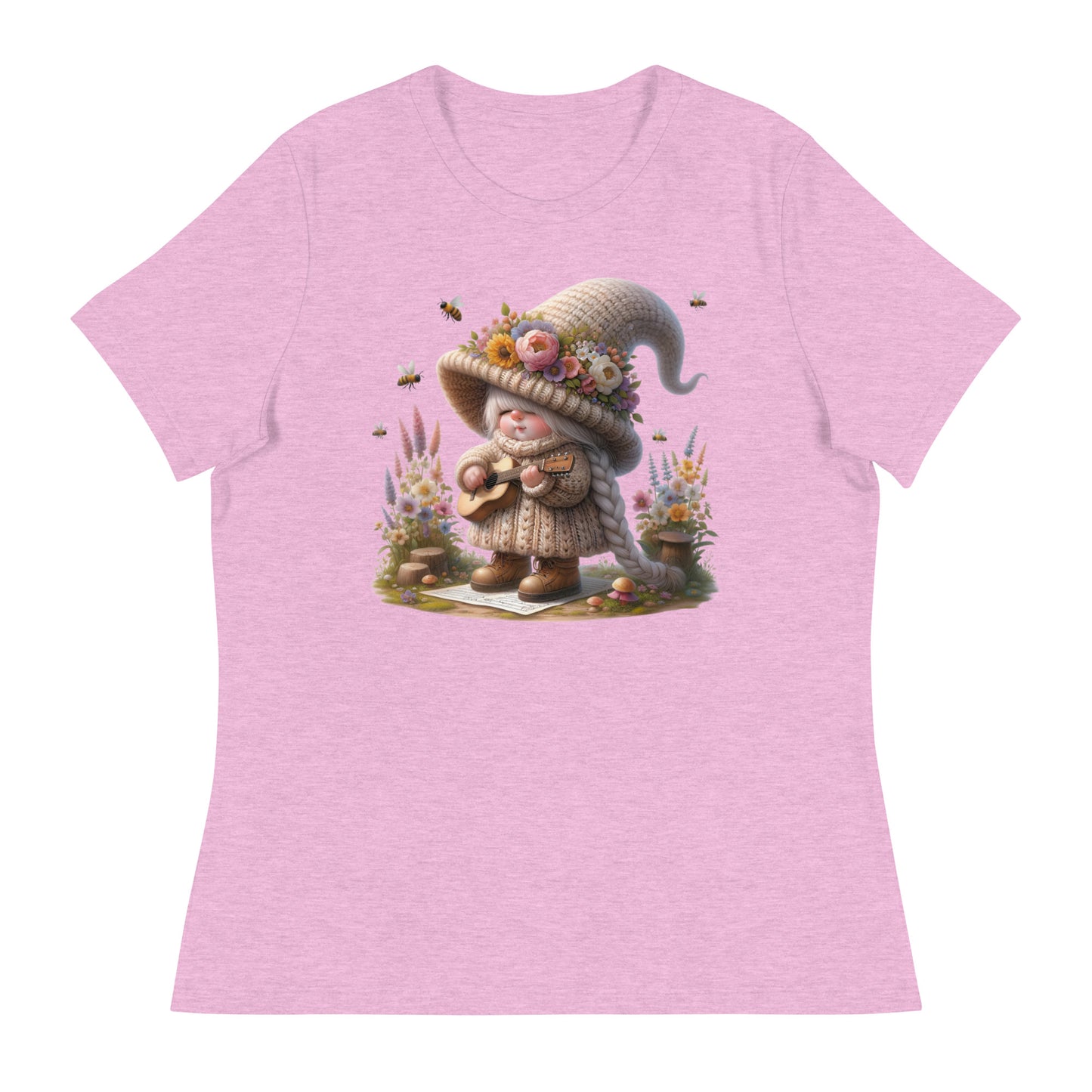 Women's Relaxed T-Shirt "Spring Gnomes" 04