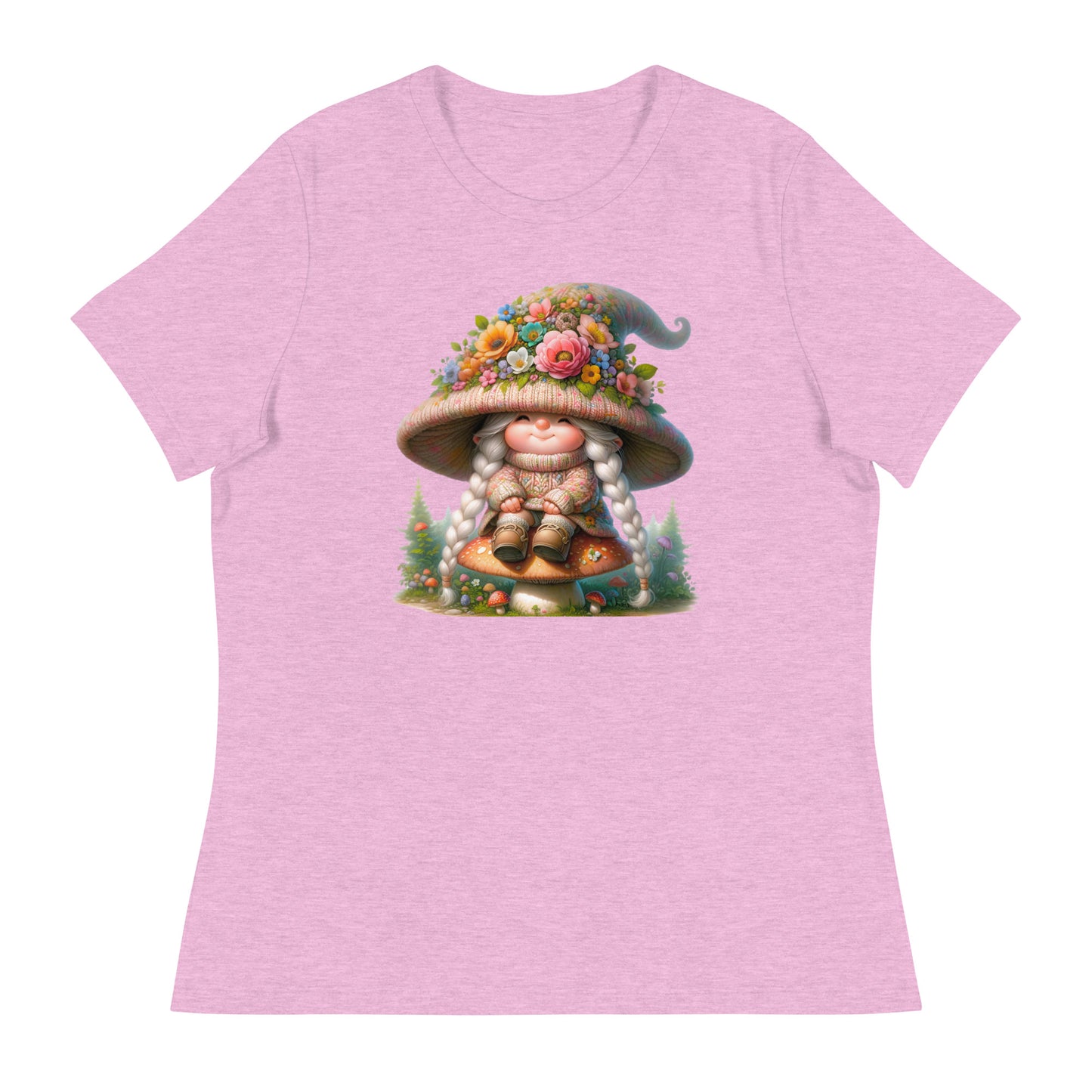 Women's Relaxed T-Shirt "Spring Gnomes" 05