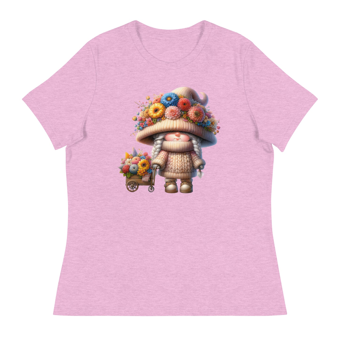 Women's Relaxed T-Shirt "Spring Gnomes" 06