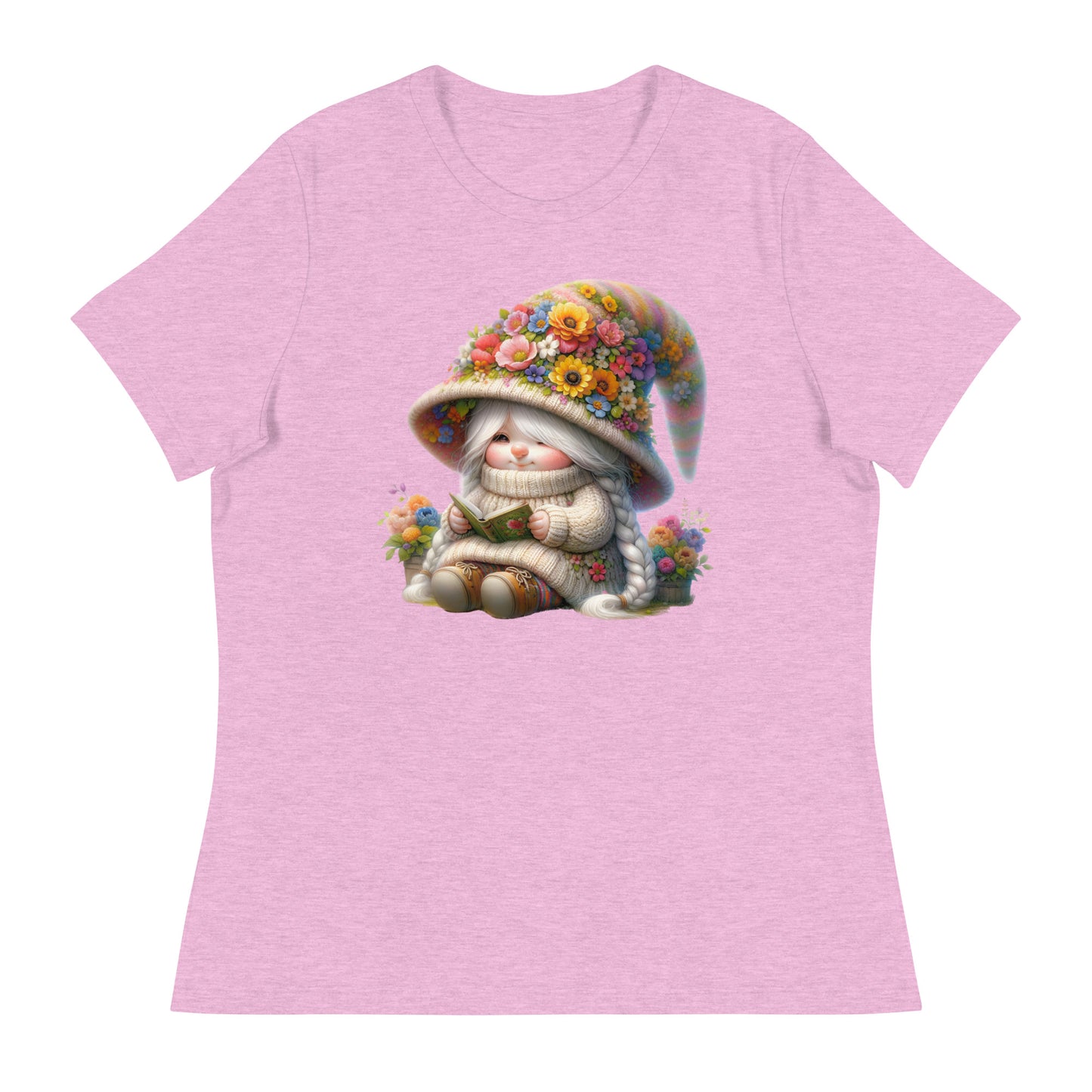 Women's Relaxed T-Shirt "Spring Gnomes" 08.0
