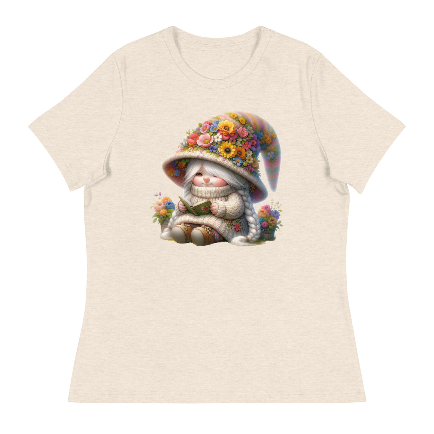 Women's Relaxed T-Shirt "Spring Gnomes" 08.0