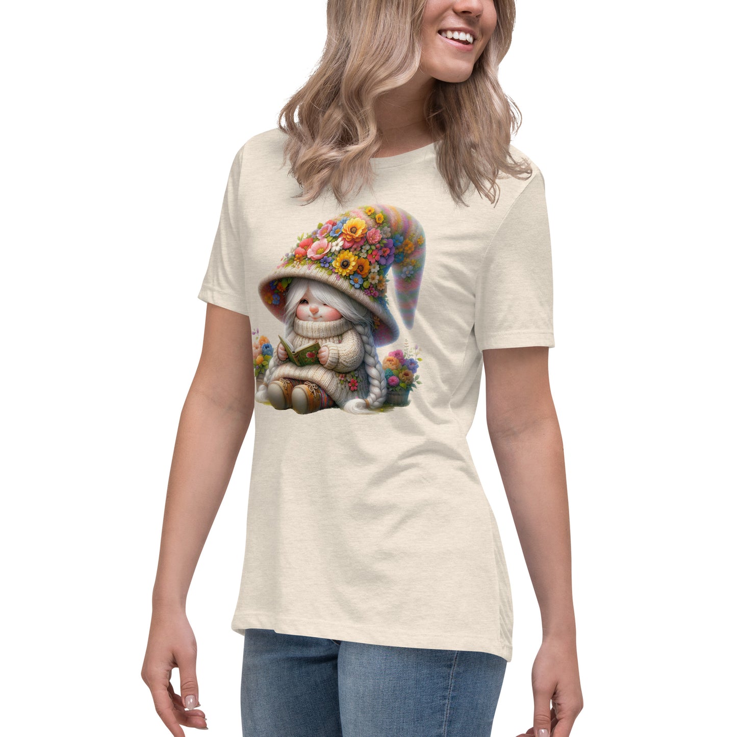 Women's Relaxed T-Shirt "Spring Gnomes" 08.0