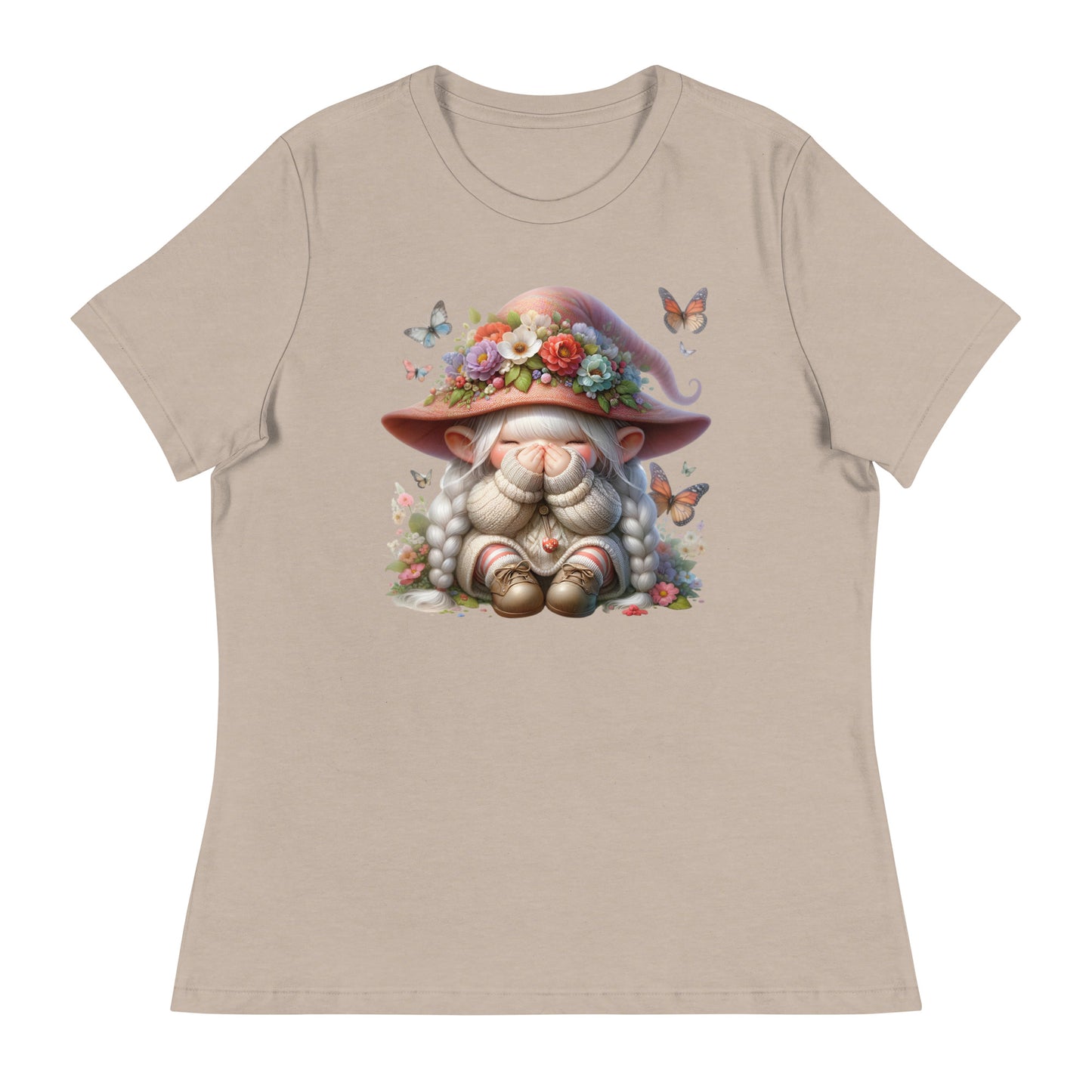 Women's Relaxed T-Shirt "Spring Gnomes" 02