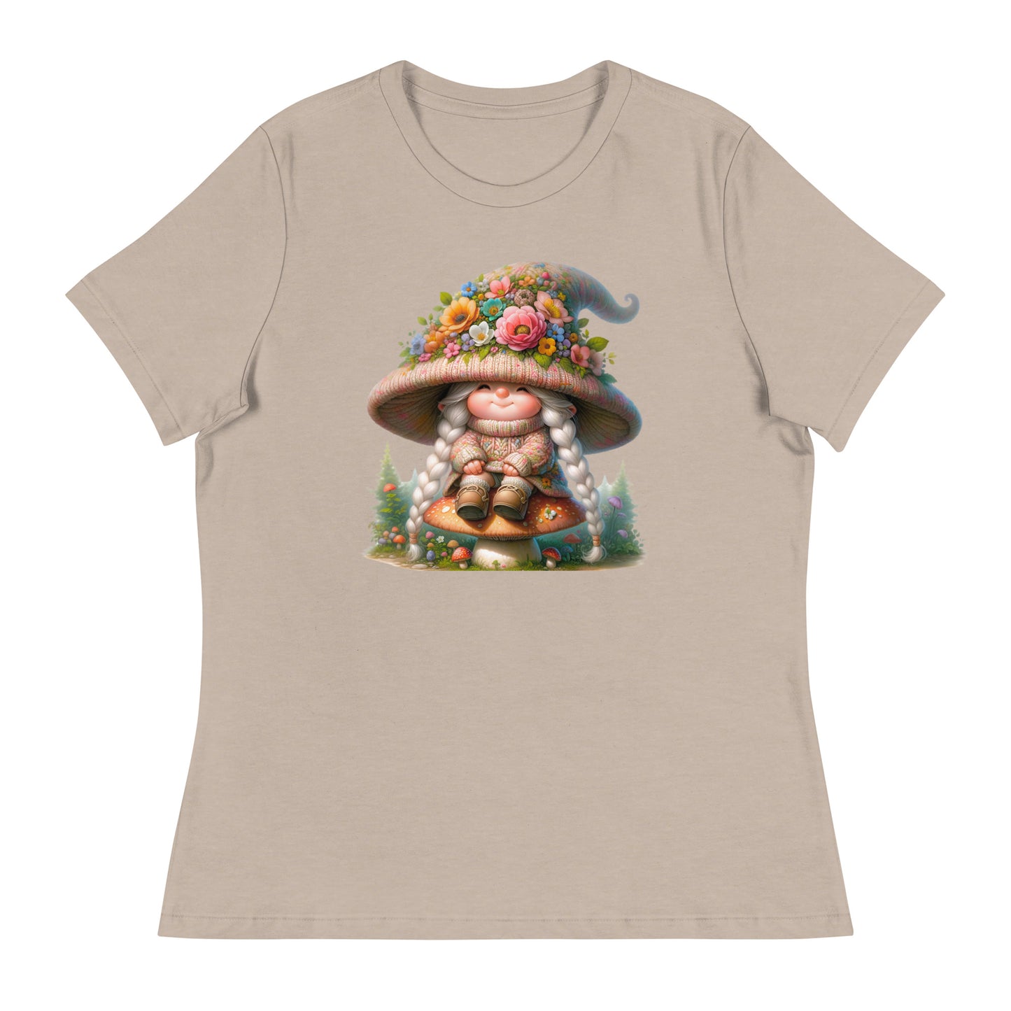 Women's Relaxed T-Shirt "Spring Gnomes" 05