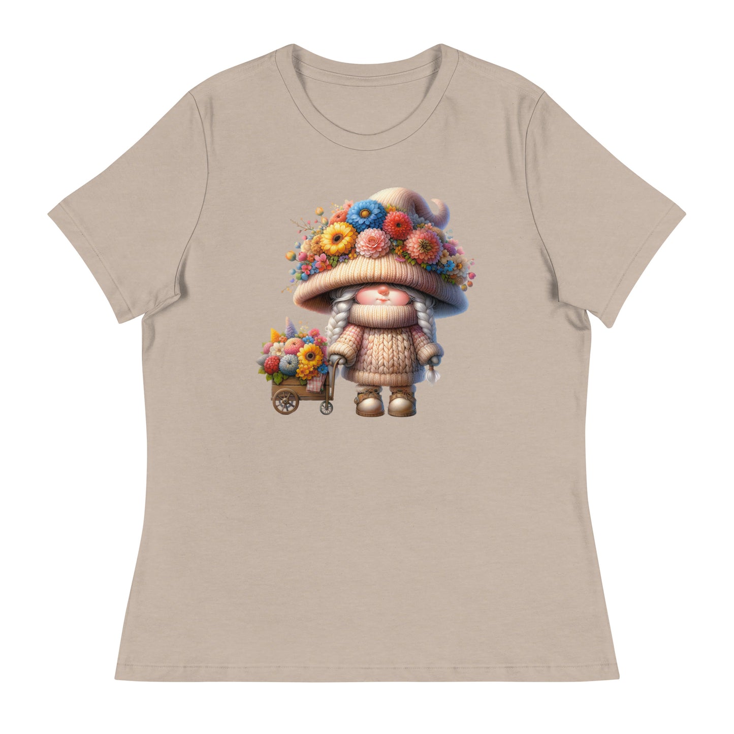 Women's Relaxed T-Shirt "Spring Gnomes" 06