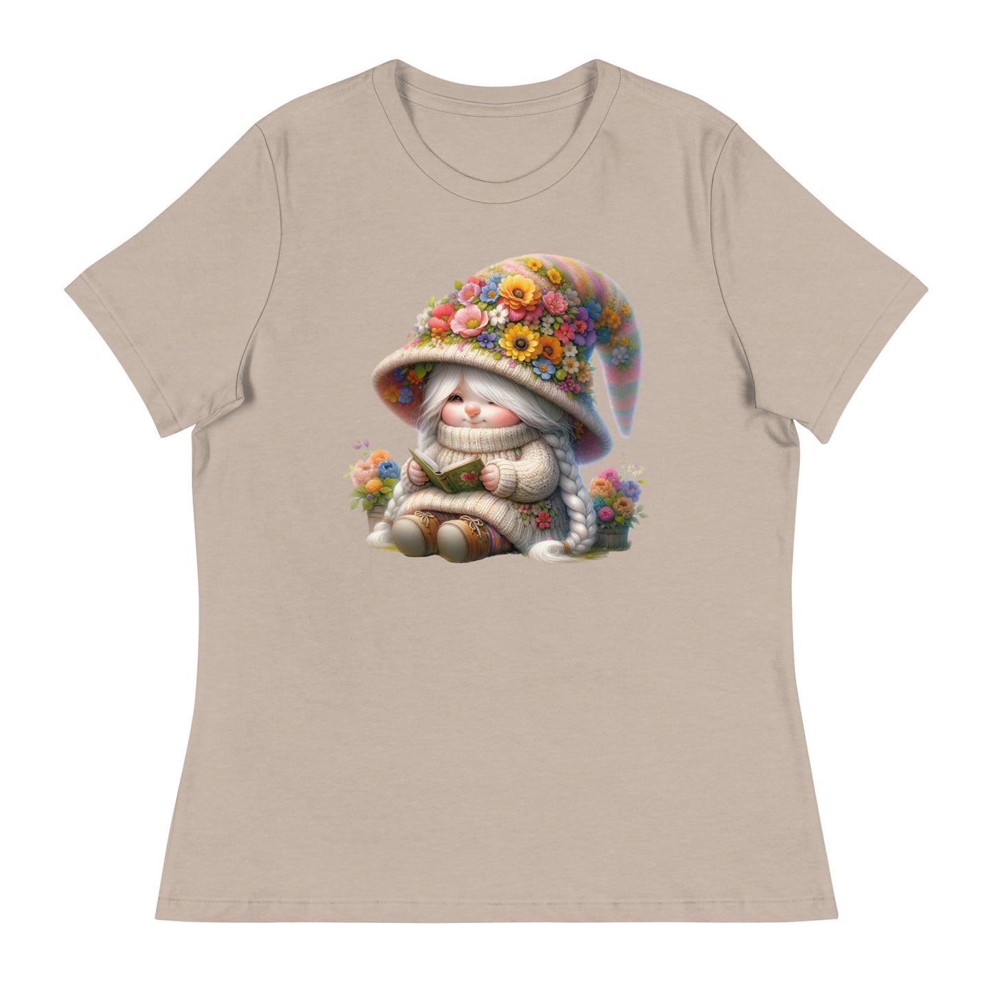 Women's Relaxed T-Shirt "Spring Gnomes" 08.0