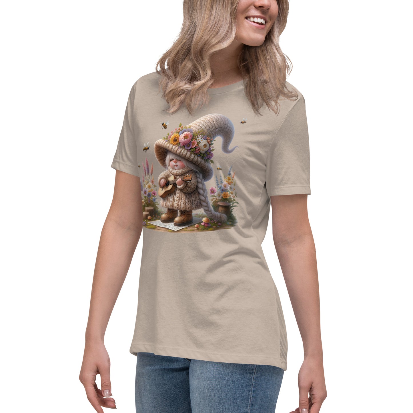 Women's Relaxed T-Shirt "Spring Gnomes" 04