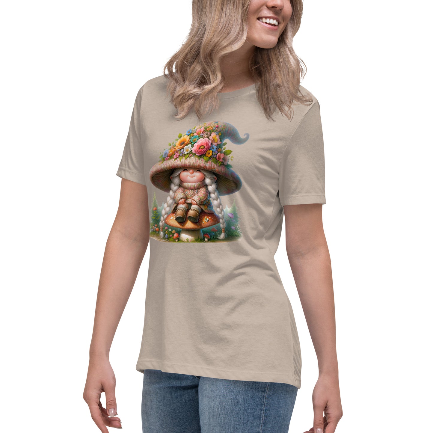 Women's Relaxed T-Shirt "Spring Gnomes" 05