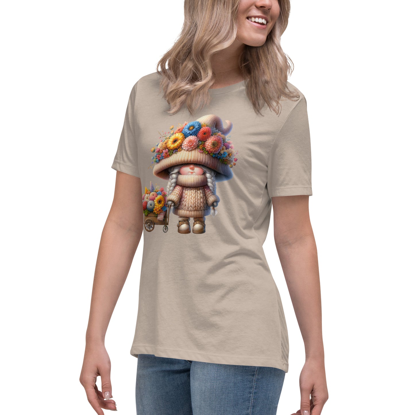 Women's Relaxed T-Shirt "Spring Gnomes" 06