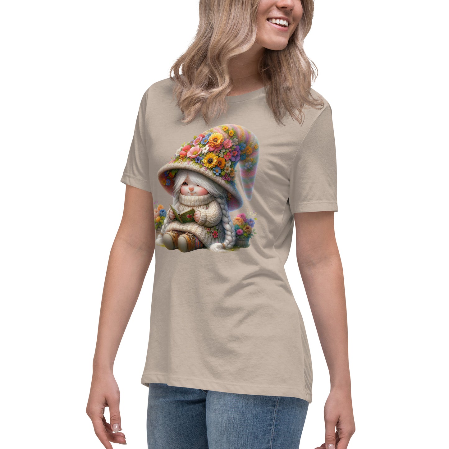 Women's Relaxed T-Shirt "Spring Gnomes" 08.0