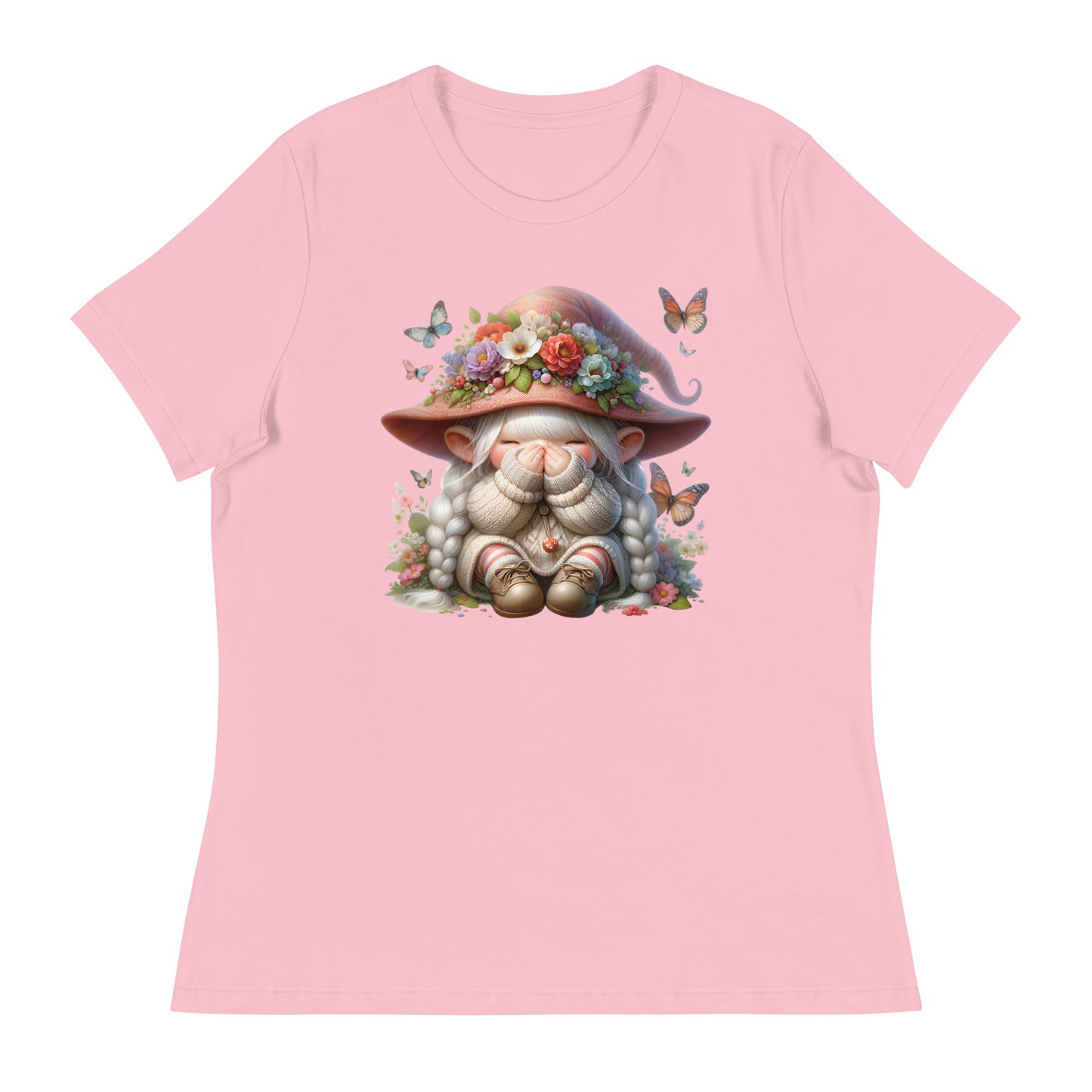 Women's Relaxed T-Shirt "Spring Gnomes" 02