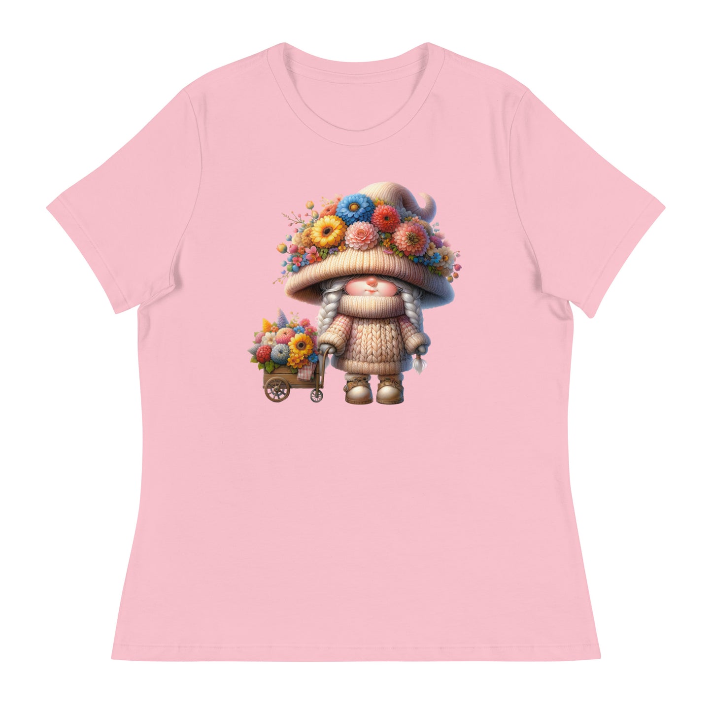 Women's Relaxed T-Shirt "Spring Gnomes" 06