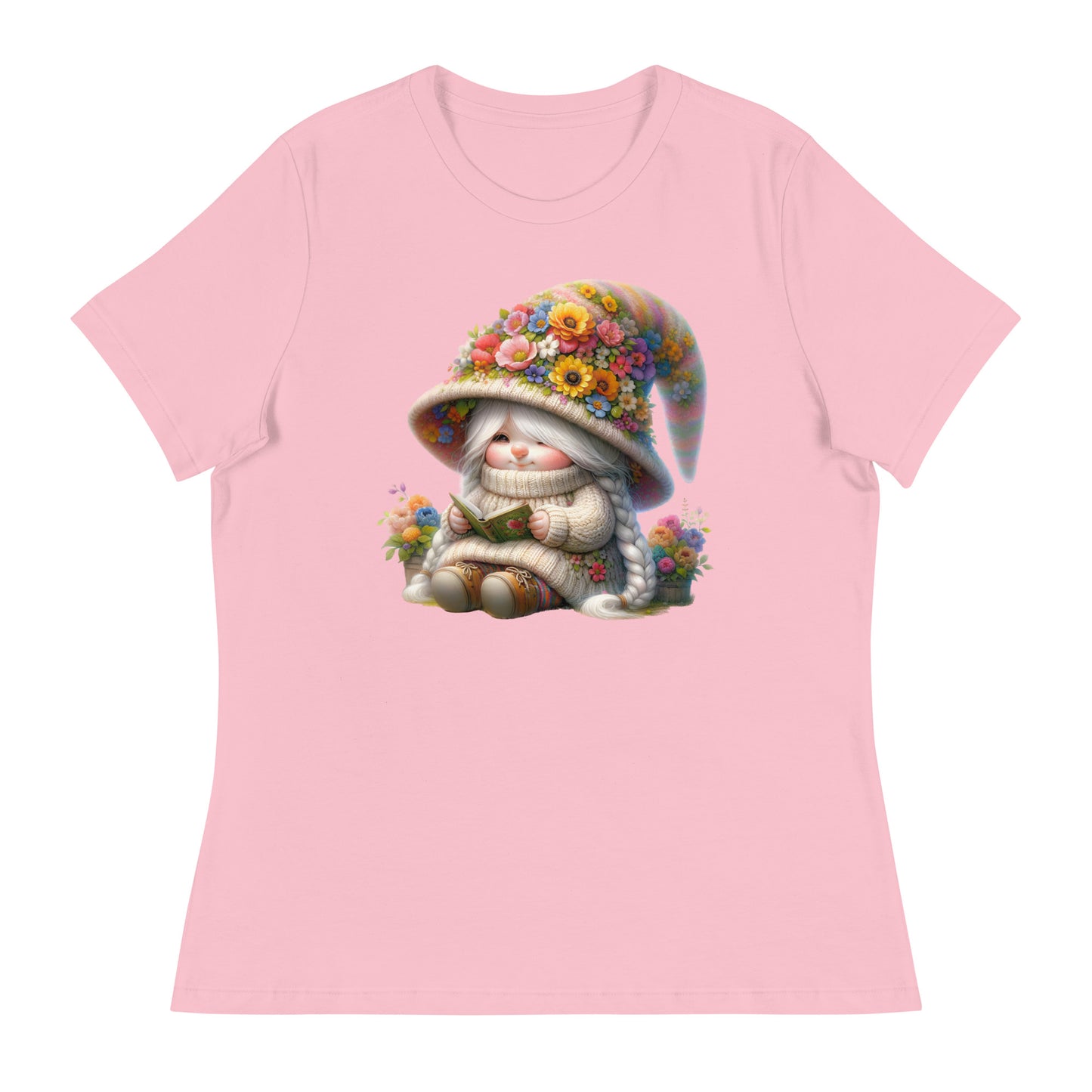 Women's Relaxed T-Shirt "Spring Gnomes" 08.0