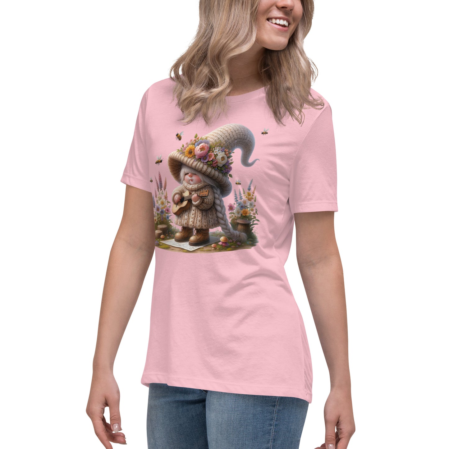 Women's Relaxed T-Shirt "Spring Gnomes" 04