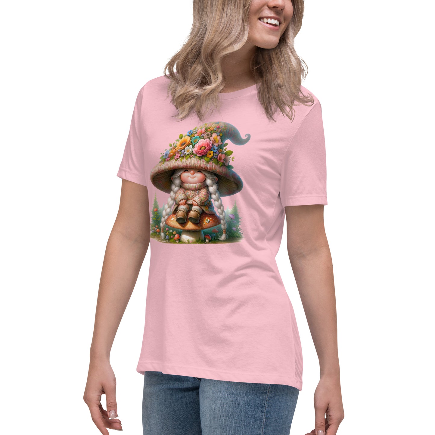 Women's Relaxed T-Shirt "Spring Gnomes" 05