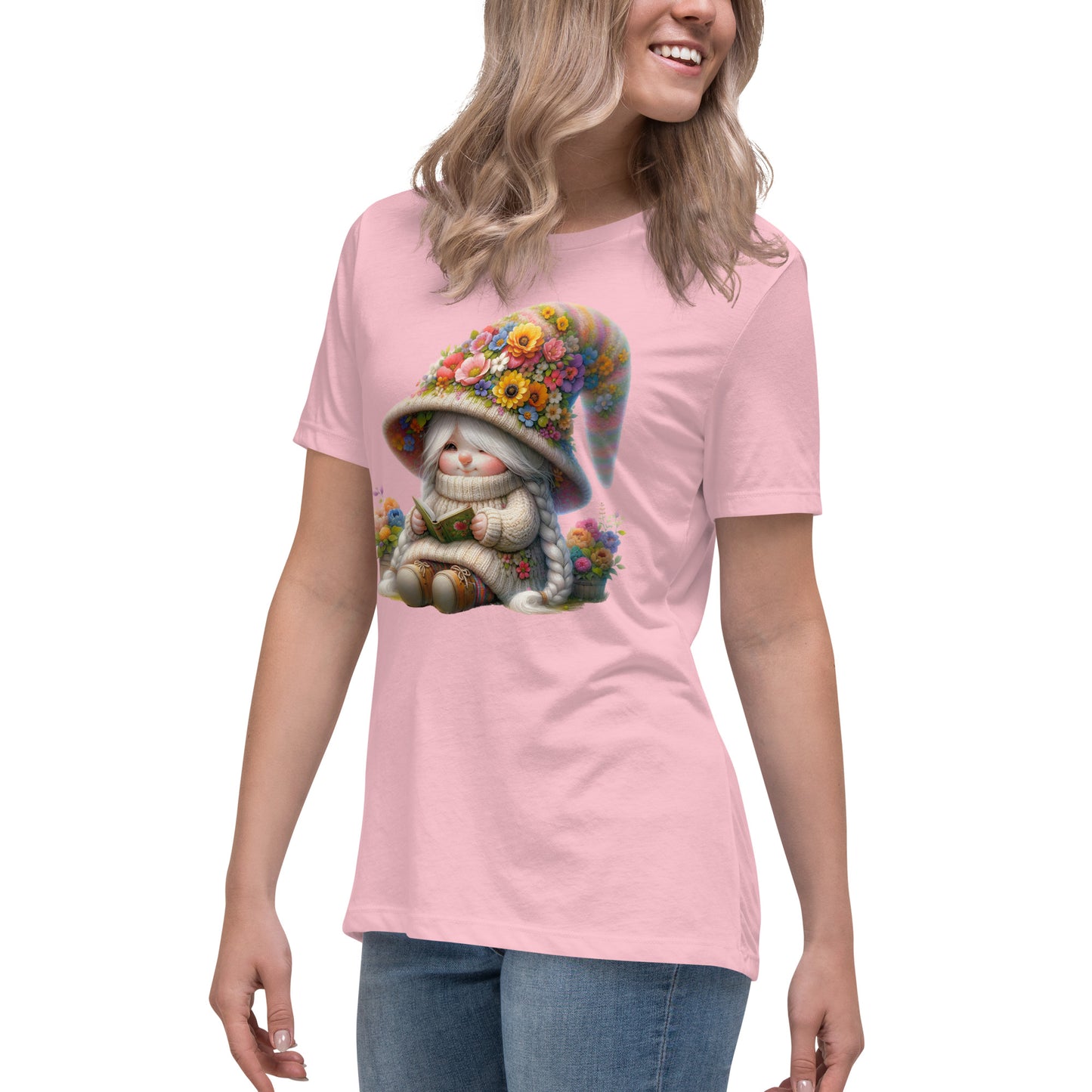 Women's Relaxed T-Shirt "Spring Gnomes" 08.0