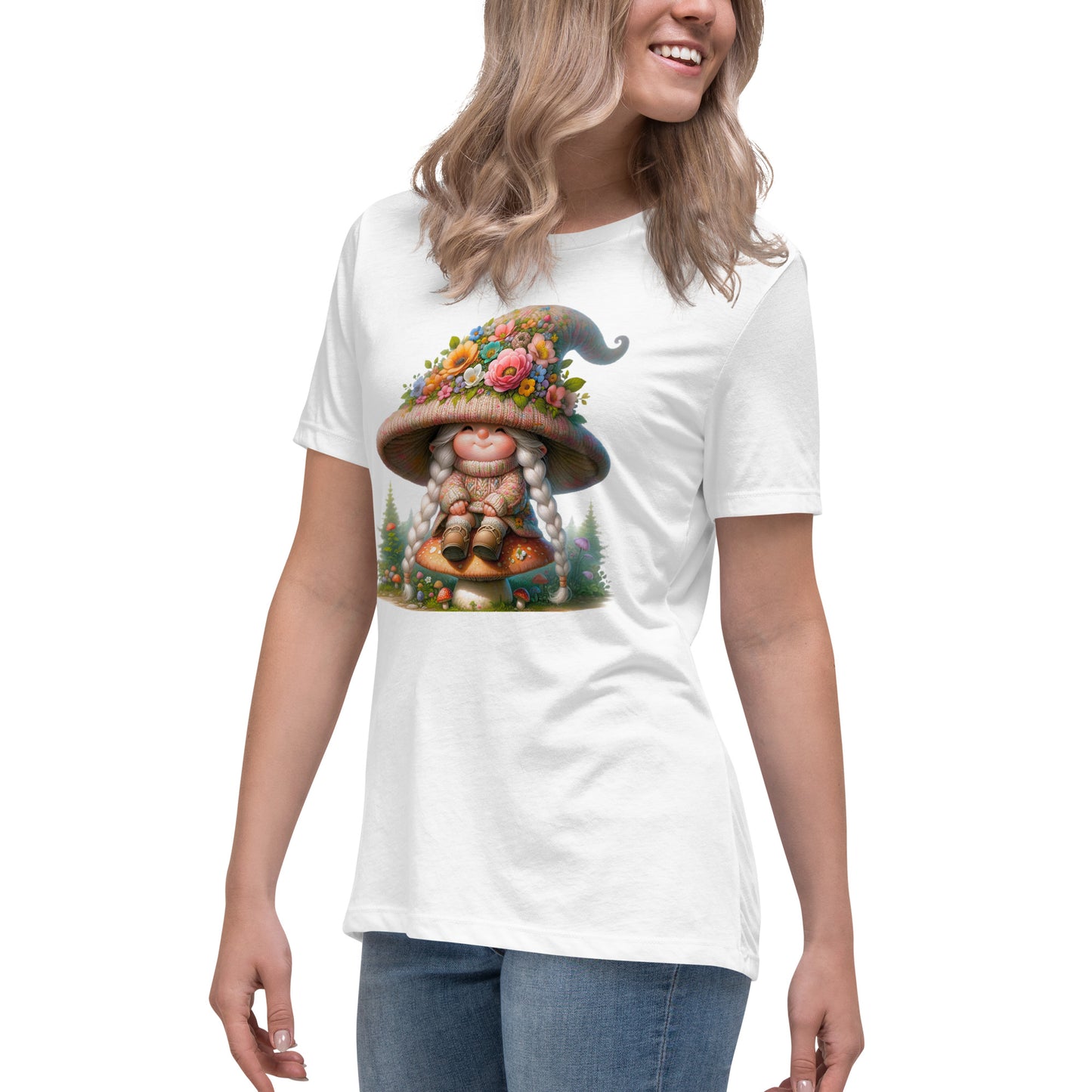 Women's Relaxed T-Shirt "Spring Gnomes" 05