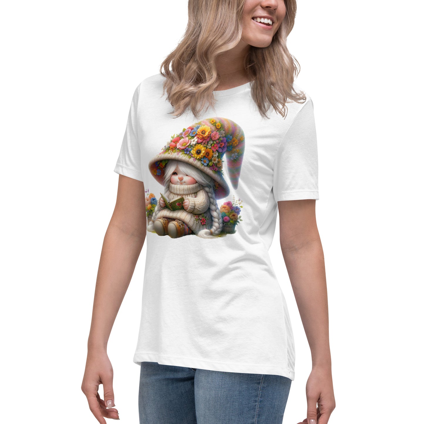 Women's Relaxed T-Shirt "Spring Gnomes" 08.0