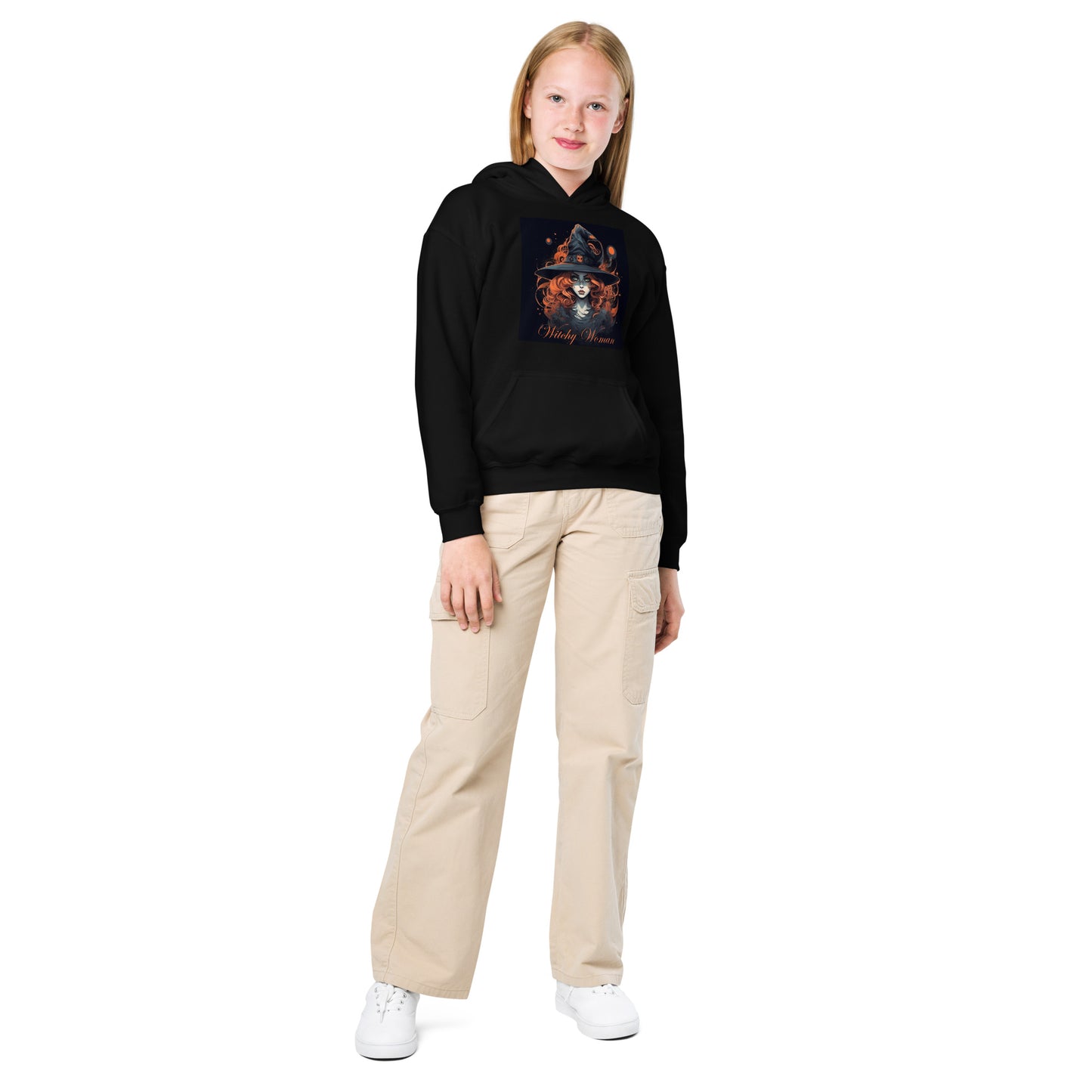 Witchy Woman Youth heavy blend hoodie