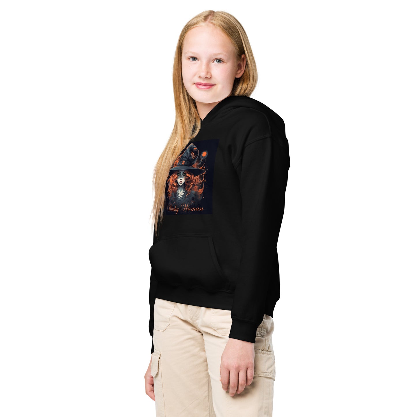 Witchy Woman Youth heavy blend hoodie