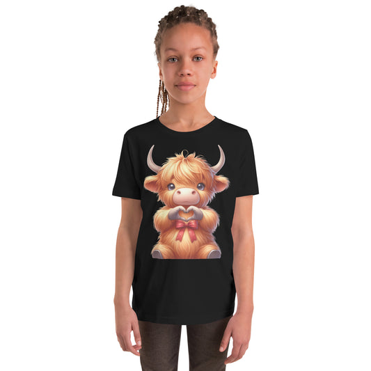 Youth Short Sleeve T-Shirt "Heart Hands" Yak