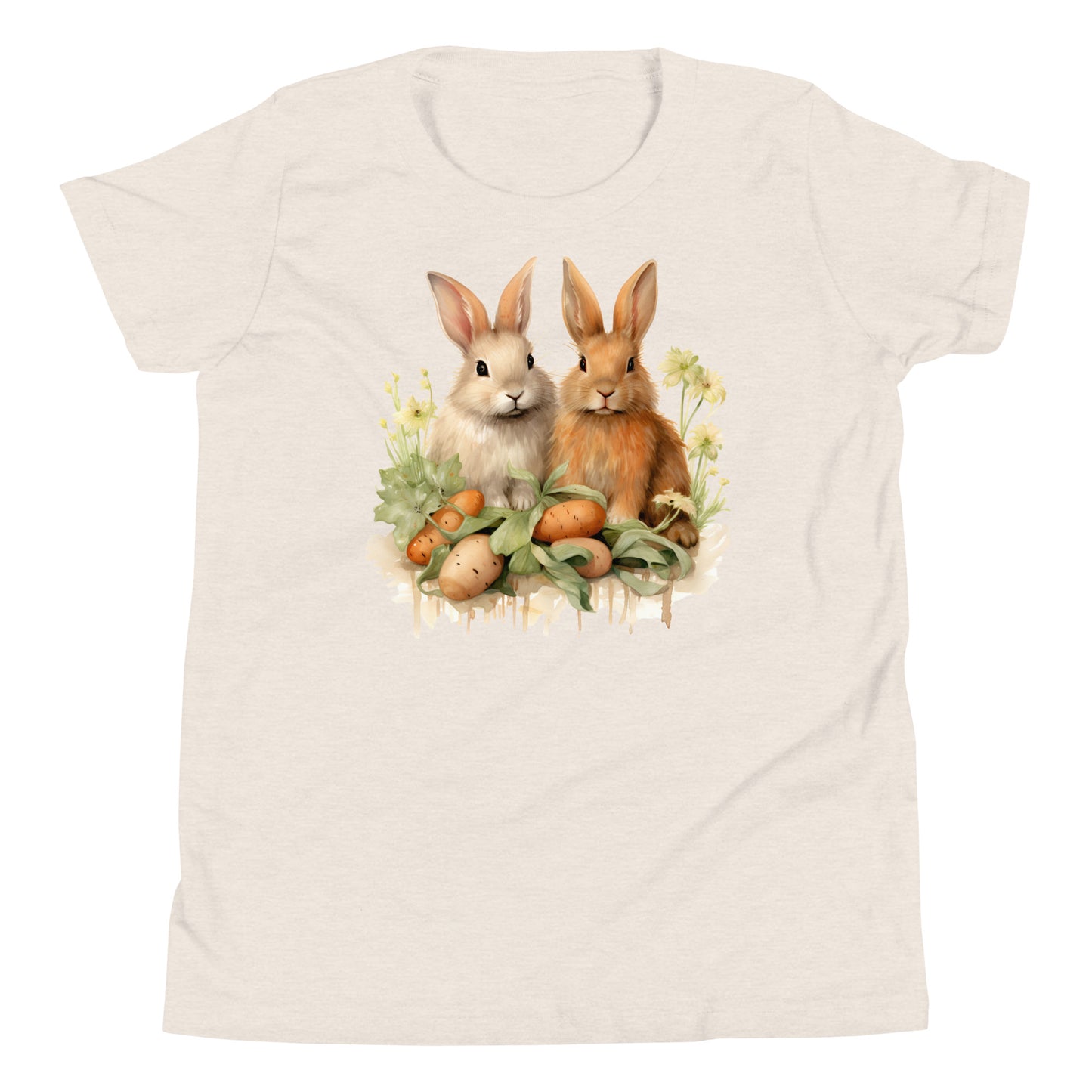 Youth Short Sleeve T-Shirt  A pair of Bunnies