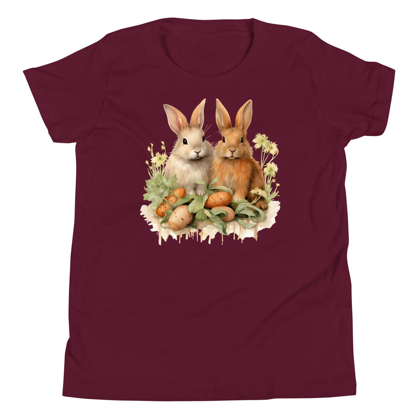 Youth Short Sleeve T-Shirt  A pair of Bunnies