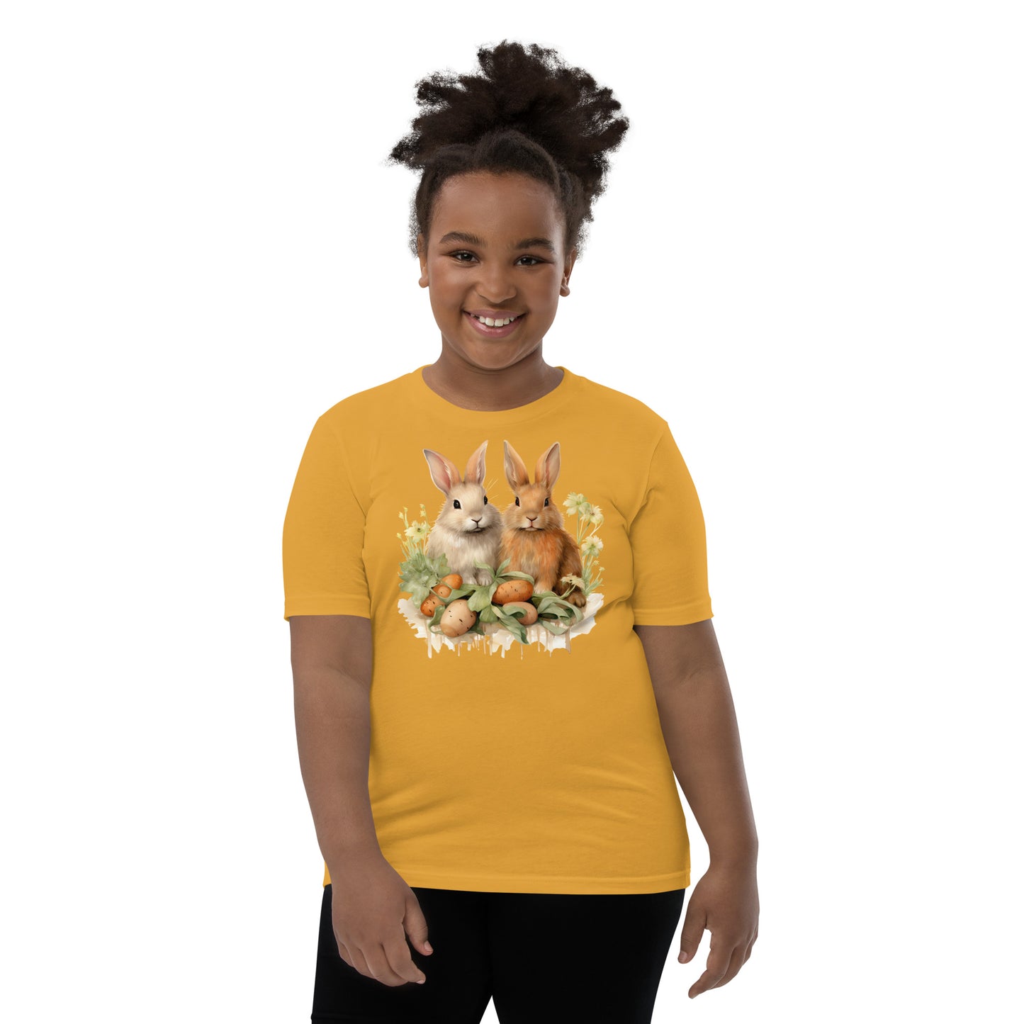 Youth Short Sleeve T-Shirt  A pair of Bunnies